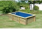 Karibu Massivholzpool Pool Triton Kesseldruckimpr&auml;gniert 69 x 271 x 148 cm
