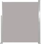 Furnicato Ausziehbare Seitenmarkise 120x300 Cm Grau Mit Uv-best&auml;ndigem...