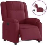 vidaXL Relaxsessel Elektrisch Weinrot Stoff 3205181
