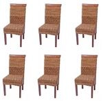 MCW Esszimmerstuhl Manfredonia 6er-Set Hell ohne Kissen