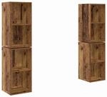 vidaXL Wand-TV-Schrank 4 Stk Altholz 37 x 37 x 72 cm Holzwerkstoff 3393561