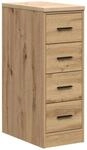 vidaXL Garagen-Aufbewahrungsschrank Artisan-Eiche Massivholz Kiefer 860588