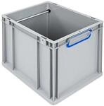 PROREGAL H&auml;ngeregisterbox Nextgen HxBxT 32x30x40cm 30 Liter Griffe Blau Geschlossen