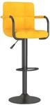 vidaXL Barhocker Senfgelb Samt 334655