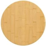 vidaXL Tischplatte &Oslash;50x1,5 cm Bambus 352673