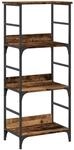 vidaXL B&uuml;cherregal Altholz-Optik 50x33x117,5 cm Holzwerkstoff 857466