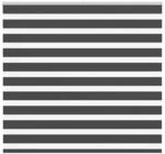 vidaXL Doppelrollo Schwarz 155x150 cm Stoffbreite 150,9 cm Polyester 4014246
