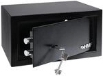 HMF 49217-02 Safe Tresor Schl&uuml;ssel M&ouml;beltresor 31 x 17 x 25 cm Schwarz
