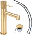 Sch&ouml;ner Wohnen Waschtischarmatur Kadia Auslaufh&ouml;he 12,1 cm Mattgold