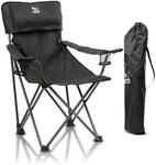 BigDean Luxus Campingstuhl Faltbar Extra Gro&szlig; 150 KG Belastbar Stabil Und...