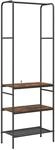 vidaXL Kleiderst&auml;nder mit Regalen R&auml;uchereiche 60 x 30 x 171 cm 868459
