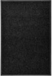vidaXL Fu&szlig;matte Waschbar Schwarz 60x90 cm 323410