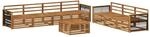 vidaXL Outdoor-Sofagarnitur 8 Stk Natur Massivholz Akazie 3383112