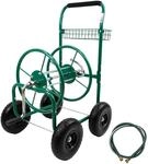 TRUTZHOLM Schlauchwagen Premium 4 Vollgummir&auml;der 92x57x78cm Stahl 80 m