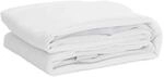 vidaXL Matratzenschoner Wei&szlig; 160x200 cm Wasserdicht 4100172
