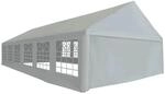 vidaXL Zeltstoff ohne Gestell Grau 12 x 6 m PE 43863