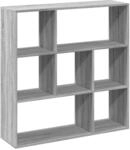 vidaXL Raumteiler-B&uuml;cherregal Grau Sonoma 102x29x103,5 cm 858053