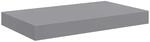 vidaXL Schweberegal Grau 40x23x3,8 cm MDF 323847