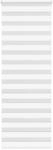vidaXL Doppelrollo Wei&szlig; 85x200 cm Stoffbreite 80,9 cm Polyester 4014778