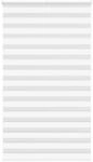 vidaXL Doppelrollo Wei&szlig; 130x230 cm Stoffbreite 125,9 cm Polyester 4014813