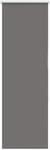vidaXL Verdunkelungsrollo Grau 60x130 cm Stoffbreite 55,7 cm Polyester 4011094