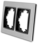 McPower FLAIR Rahmen aus Aluminium 2-Fach Silber