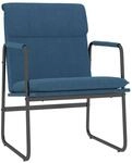 vidaXL Loungesessel Blau 55x64x80 cm Stoff 351349