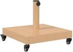 vidaXL Sonnenschirmst&auml;nder Helles Holz 45 x 45 x 31,5 cm 42010007