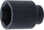 BGS Kraft Steckschl&uuml;ssel Einsatz Sechskant Tief Antrieb Innenvierkant 20 Mm 3 4