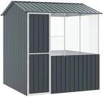 vidaXL Vogelk&auml;fig Anthrazit 215 x 209 x 230 cm Verzinkter Stahl 3325170