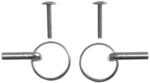Duravit Scharnierpaar zu WC-Sitz Happy D. und Starck 2 Chrom