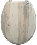 MSV WC-Sitz Ombo MDF 42,5 cm x 36,5 cm x 5 cm Beige