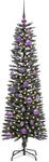 vidaXL K&uuml;nstlicher Weihnachtsbaum mit 150 LEDs Gr&uuml;n 43 x 43 x 150 cm 3395934
