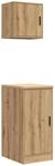 vidaXL Garagenschr&auml;nke 2 Stk Artisan-Eiche Holzwerkstoff 3328304