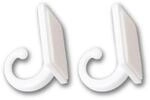 Bestlivings 2er Set Dekoschal Ellen Universalband Inkl. Raffhalter 140 cm x 145...