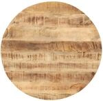 vidaXL Tischplatte Massivholz Mango Rund 25-27 mm 70 cm 286007