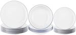 Seltmann Weiden Compact Blaurand Teller-Set 18-teilig