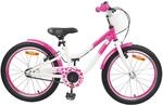 vidaXL Kinderfahrrad Mit St&uuml;tzr&auml;dern 18 Zoll f&uuml;r 5-7 Jahre Alt Rosa 42009595