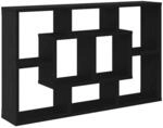 vidaXL Wandregal Schwarz Eichen-Optik 85 x 16 x 52,5 cm Holzwerkstoff 862105