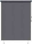 vidaXL Rollo mit Vorh&auml;ngen Anthrazit 200 x 250 cm Stoff und Aluminium 362090