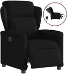 vidaXL Relaxsessel Elektrisch Schwarz Stoff 3303116