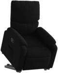 vidaXL Relaxsessel mit Aufstehhilfe Schwarz Stoff Modell 10