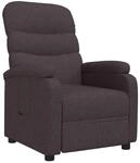vidaXL Relaxsessel Dunkelbraun Stoff 342705