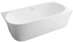 Bernstein Freistehende Badewanne NOVA Acryl Wei&szlig; Gl&auml;nzend 170x80x60