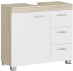Songmics Waschbeckenunterschrank Custos-old 30 x 70 x 64 cm Wei&szlig;-Beige