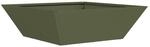 vidaXL Garten-Pflanzgef&auml;&szlig; Olive Gr&uuml;n 50 x 50 x 15 cm 873830