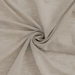 Bricoflor Transparenter Vorhang mit Verdeckten Schlaufen Oskar Taupe