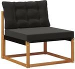 vidaXL Outdoor Mittelsofa Massivholz Akazie Natur 900635