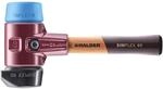 Halder Simplex Schonhammer &Oslash; 60 mm Gummi Schwarz TPE-soft Blau mit Standfu&szlig;