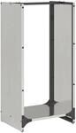 vidaXL Brennholzregal 40x30x80 cm Edelstahl 864235
